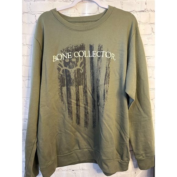 Men's Bone Collector Long Sleeve Crewneck. READ DESCRIPTION. - Picture 1 of 4